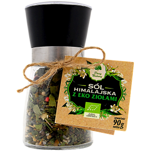 SÓL HIMALAJSKA W MŁYNKU Z BIO ZIOŁAMI 90 g - DARY NATURY