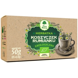 HERBATKA Z KOSZYCZKÓW RUMIANKU BIO (25 x 2 g) 50 g - DARY NATURY