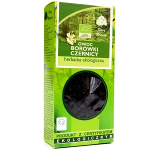 HERBATKA OWOC BORÓWKI CZERNICY BIO 100 g - DARY NATURY