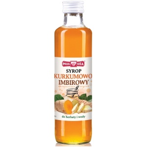 SYROP KURKUMOWO - IMBIROWY 250 ml - POLSKA RÓŻA
