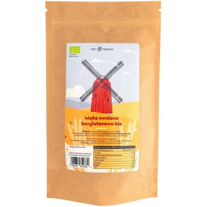 MĄKA OWSIANA BEZGLUTENOWA BIO 500 g - PIĘĆ PRZEMIAN