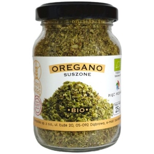 OREGANO BEZGLUTENOWE BIO 25 g - PIĘĆ PRZEMIAN