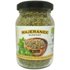 MAJERANEK BEZGLUTENOWY BIO 15 g - PIĘĆ PRZEMIAN
