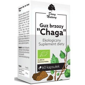GUZ BRZOZY CHAGA BIO (470 mg) 60 KAPSUŁEK - DARY NATURY
