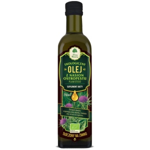 OLEJ Z OSTROPESTU PLAMISTEGO TŁOCZONY NA ZIMNO BIO 250 ml - DARY NATURY