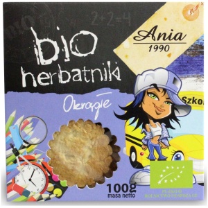 HERBATNIKI OKRĄGŁE BIO 100 g - BIO ANIA