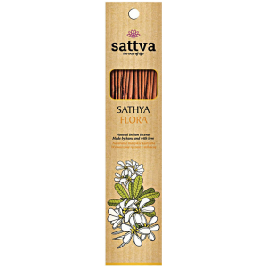 KADZIDŁO INDYJSKIE SATHYA FLORA (15 szt.) 30 g - SATTVA (WELLNESS)