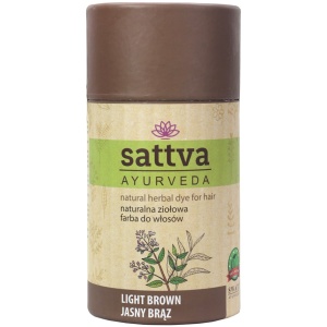 HENNA JASNY BRĄZ ECO 150 g - SATTVA (AYURVEDA)