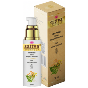 KREM DO TWARZY PRZECIW NIEDOSKONAŁOŚCIOM 50 ml - SATTVA (AYURVEDA)
