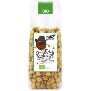 ORZECHY LASKOWE BLANSZOWANE PRAŻONE BIO 350 g - BIO PLANET