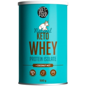 IZOLAT BIAŁKA SERWATKOWEGO Z MCT KETO 500 g - DIET-FOOD