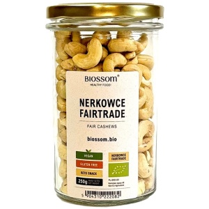 ORZECHY NERKOWCA FAIRTRADE BEZGLUTENOWE BIO 250 g - BIOSSOM