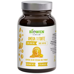 OMEGA-3 FORTE BEZGLUTENOWE 90 KAPSUŁEK - HEMPKING (BIOWEN)
