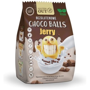 KULKI ZBOŻOWE KAKAOWE BEZGLUTENOWE 375 g - JERRY GLUTEN OUT
