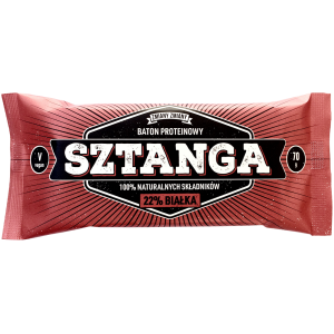 BATON PROTEINOWY Z ORZESZKAMI ZIEMNYMI "SZTANGA" BEZGLUTENOWY 70 g - ZMIANY ZMIANY