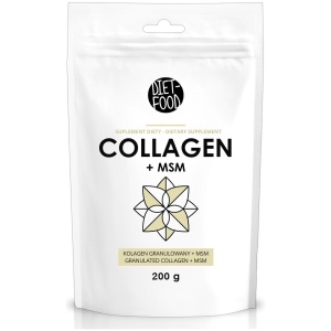 KOLAGEN WOŁOWY + MSM INSTANT 200 g - DIET-FOOD