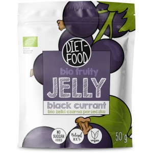 ŻELKI OWOCOWE CZARNA PORZECZKA BIO 50 g - DIET-FOOD