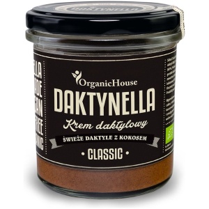 KREM KOKOSOWO - DAKTYLOWY CLASSIC BEZGLUTENOWY BIO 280 g - ORGANICHOUSE (DAKTYNELLA)