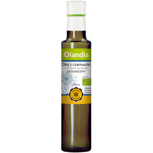 OLEJ Z CZARNUSZKI TŁOCZONY NA ZIMNO BIO 250 ml - OLANDIA