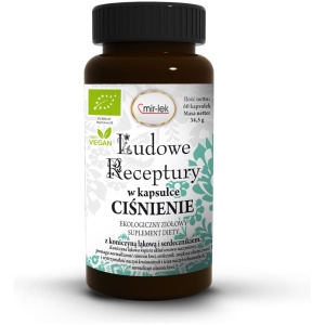 KAPSUŁKI NA CIŚNIENIE KRWI BIO 60 szt. (27 g) - MIR-LEK (LUDOWE RECEPTURY)