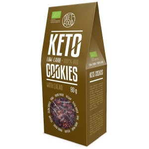 CIASTKA KAKAOWE KETO BIO 80 g - DIET-FOOD