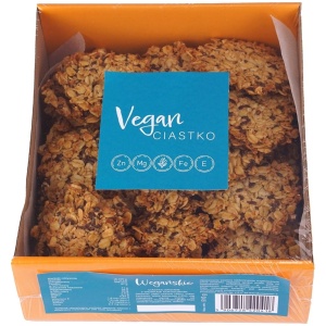 CIASTKA WEGAŃSKIE OWSIANE Z WIÓRKAMI KOKOSOWYMI BEZGLUTENOWE BIO 510 g - IRENKI