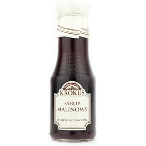 SYROP MALINOWY BEZGLUTENOWY 355 g (280 ml) - KROKUS