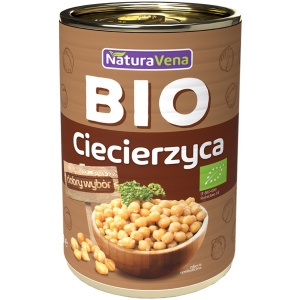 CIECIERZYCA W ZALEWIE BEZ DODATKU SOLI BIO 400 g (240 g) - NATURAVENA