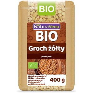 GROCH ŻÓŁTY BIO 400 g - NATURAVENA