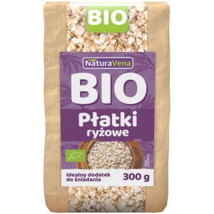 PŁATKI RYŻOWE BIO 300 g - NATURAVENA