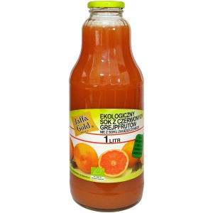 SOK Z CZERWONYCH GREJPFRUTÓW NFC BIO 1 L - JAFFA GOLD