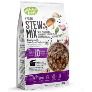 MIESZANKA NA GULASZ WEGAŃSKI Z GRZYBAMI BEZGLUTENOWY 130 g - CULTURED FOODS