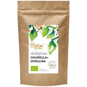 CHLORELLA + SPIRULINA BIO 500 TABLETEK - BATOM
