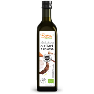 OLEJ KOKOSOWY MCT KETO BIO 500 ml - BATOM