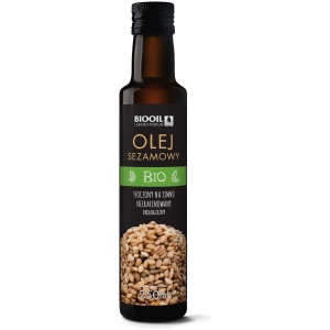 OLEJ SEZAMOWY TŁOCZONY NA ZIMNO BIO 250 ml - BIOOIL