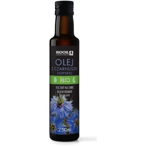 OLEJ Z CZARNUSZKI EGIPSKIEJ TŁOCZONY NA ZIMNO BIO 250 ml - BIOOIL