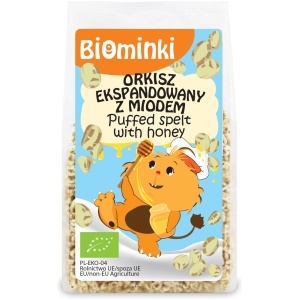ORKISZ EKSPANDOWANY Z MIODEM BIO 210 g - BIOMINKI