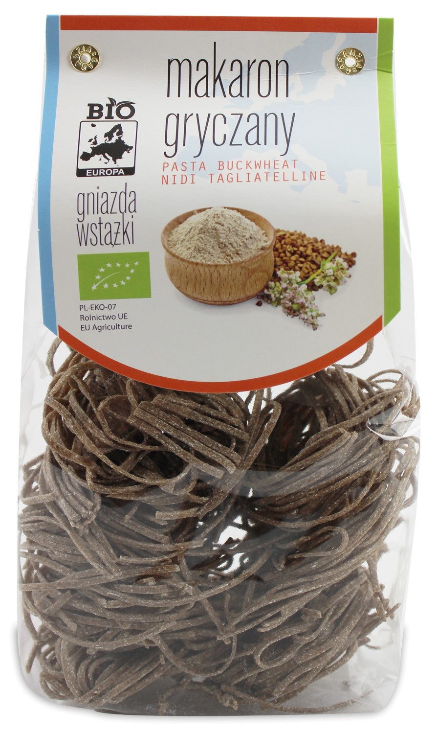 MAKARON (GRYCZANY) GNIAZDA WSTĄŻKI BIO 250 g - BIO PLANET
