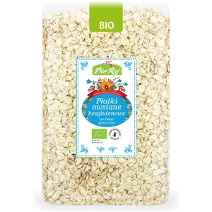 PŁATKI OWSIANE BEZGLUTENOWE BIO (POLSKA) 1 kg - BIO RAJ