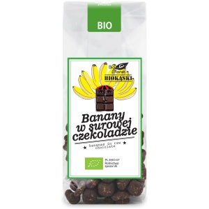 BANANY W SUROWEJ CZEKOLADZIE BIO 100 g - BIO PLANET