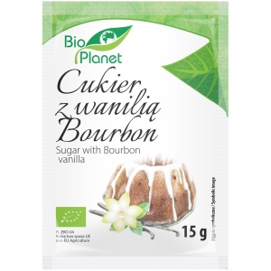 CUKIER Z WANILIĄ BOURBON BIO 15 g - BIO PLANET