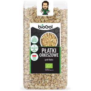PŁATKI ORKISZOWE BIO 300 g - BIOGOL