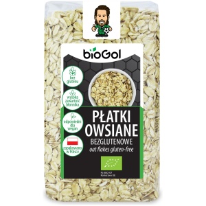 PŁATKI OWSIANE BEZGLUTENOWE BIO 300 g - BIOGOL