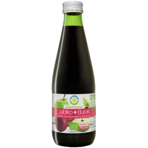 SOK JABŁKOWO - BURACZKOWY NFC BEZGLUTENOWY BIO 300 ml - BIO FOOD