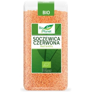 SOCZEWICA CZERWONA BIO 400 g - BIO PLANET
