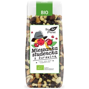 MIESZANKA STUDENCKA Z ŻURAWINĄ BIO 150 g - BIO PLANET