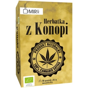 HERBATKA Z KONOPI BIO (20 x 0,8 g) 16 g - MIR-LEK
