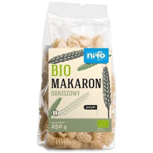 MAKARON (ORKISZOWY) JEŻYKI BIO 250 g - NIRO