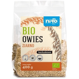 OWIES ZIARNO BEZŁUSKOWE BIO 400 g - NIRO