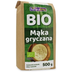 MĄKA GRYCZANA JASNA BIO 500 g - NATURAVENA